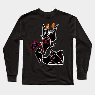 DarkWeb - Curious [WebHumans] Long Sleeve T-Shirt